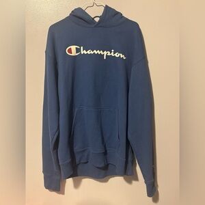 Champion Authentic Logo Hoodie Men’s Size L